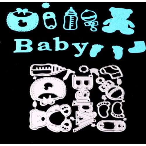 Baby Accessories Metal Cutting Dies Stencil for Scrapbook Album Emboss Craft
