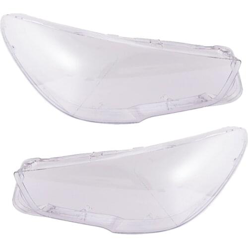 For BMW F07 5 Series GT Pair Car Headlight Cover Transparent Lampshade Shell (Left + Right )
