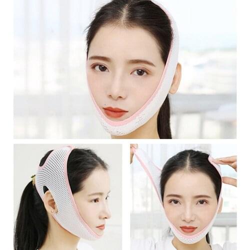 Elastic Face Slimming Bandage V Line Face Shaper Women Chin Cheek Lift Up Belt Facial Anti Wrinkle Strap Beauty Face Care Tools
