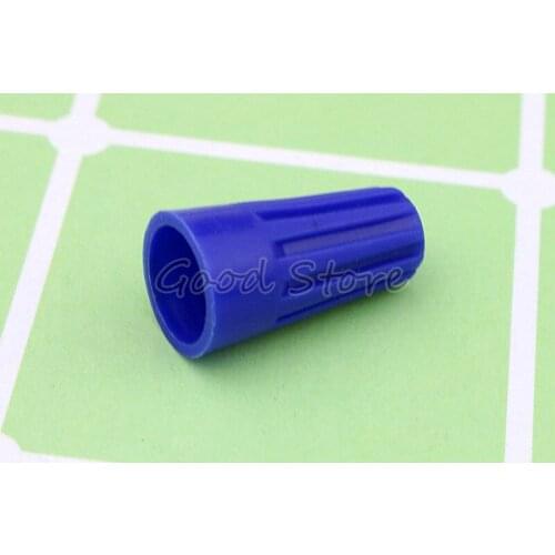 Electrical Wire Twist Nut Connector Terminals Cap Spring Insert Assortment blue Terminals