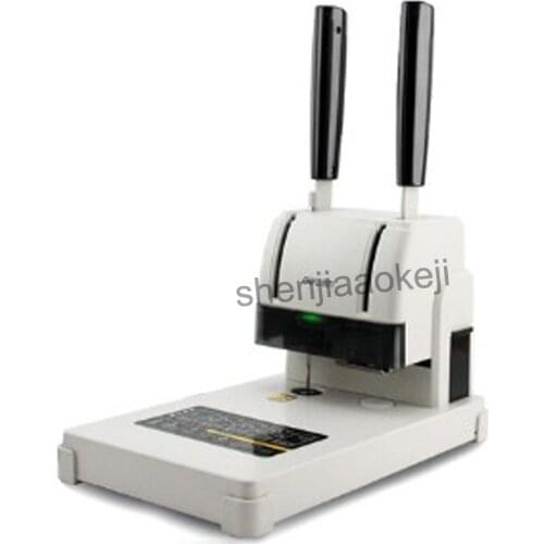 Electric bookbinding machine,financial credentials, document,archives binding machine 3888 accounting manual punching machine