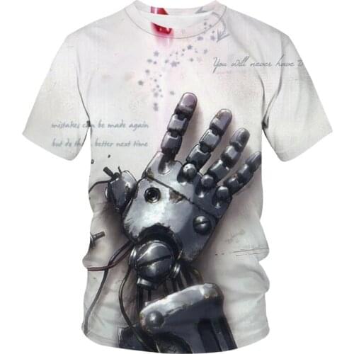 Popular Anime T-Shirt Fullmetal Alchemist 3D Print Streetwear Men Women Fashion O-Neck Short Sleeve T Shirt Harajuku Tshirt Tops