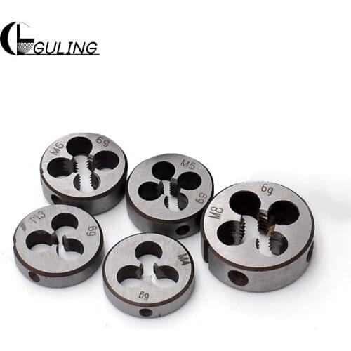GULING 6542-HSS size M13-M30 Round Metric Thread Die tap Round Threading Dies Tool
