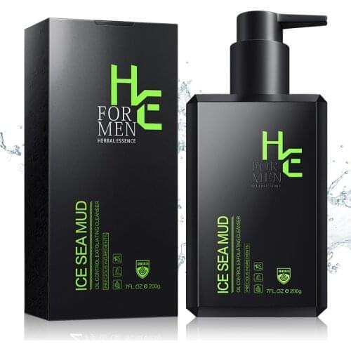 Hearn Iced Sea Oil Control Anti-Acne Exfoliating Cleanser200g (Face Cleanser Anti-acne Print Exfoliating Rejects Luminous)