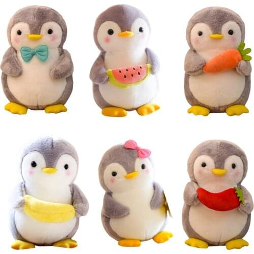 Penguin Plush Cute Stuffed Toys Cushion Doll pillow house table office Decoration Fluffy Toys Ornaments Birthday for baby Adults