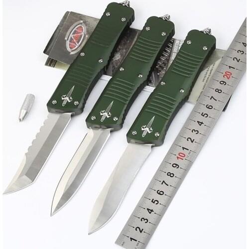 MIKER Tactical Combat Knife D2 Blade Aluminum Handle Hunting Knife Survival Tool Gift EDC Outdoor Camping Knife Kitchen Supplies