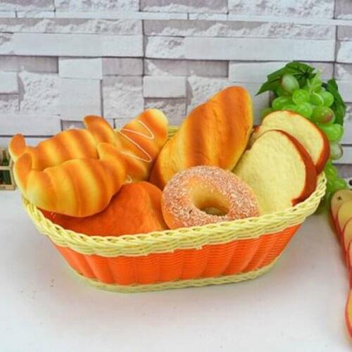 Soft Cake Bakery Simulation Bread Model Photography Decoration Supplies Kitchen Articles PVC Crafts Food Toys 8pc/lot
