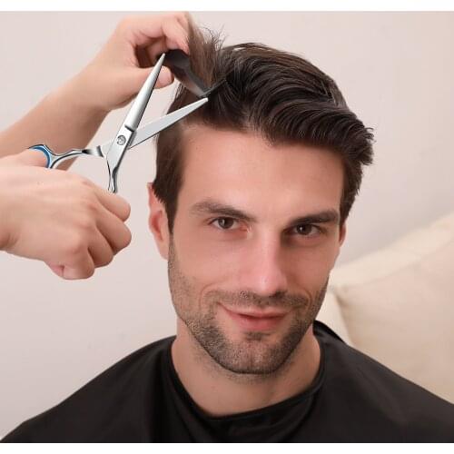 Hair Cutting Scissors Professional Hair Scissors 6.5 Inch Home Salon Barber Shears Hairdressing Scissors With Detachable Finger