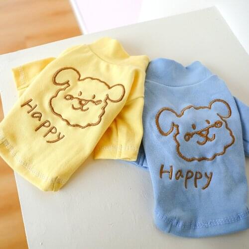 Pet Clothes Dog and Cat Two Feet Casual Sweater Teddy and Chihuahua Doll Bear Bottoming Shirt Pets Home Clothes