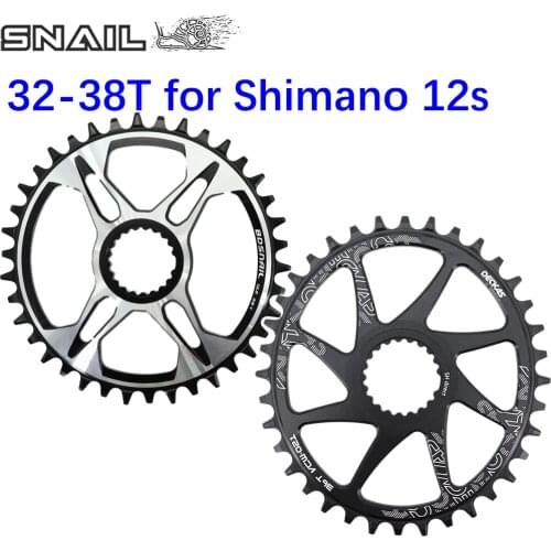 Snail Chainring for Shimano Direct Mount 12s 12 speed oval round crankset M6100 M9100 M9120 M8100 M8130 M7100 MT900 XTR SLX