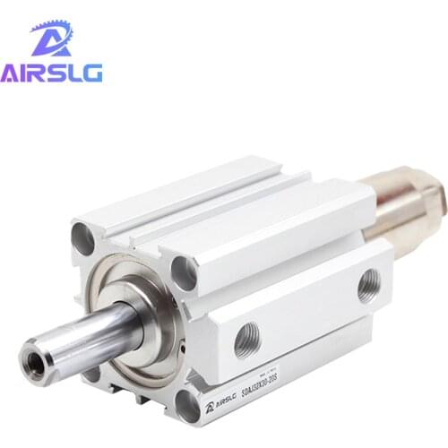 SDAJ SDAJ50 SDAJ63 Adjustable stroke Air pneumatic cylinder ×20/*30/40/50/75/100 Compact Cylinder -20-30-50-S-B-SB double acting