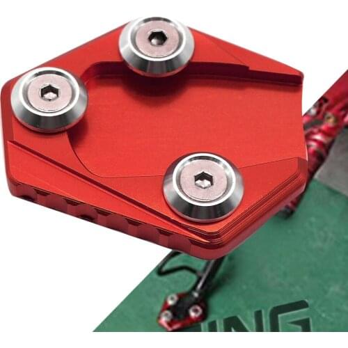 For Honda Grom MSX 125 MSX125 2013 2014 2015 CNC Aluminum Motorcycle Kickstand Foot Side Stand Extension Pad Support Plate