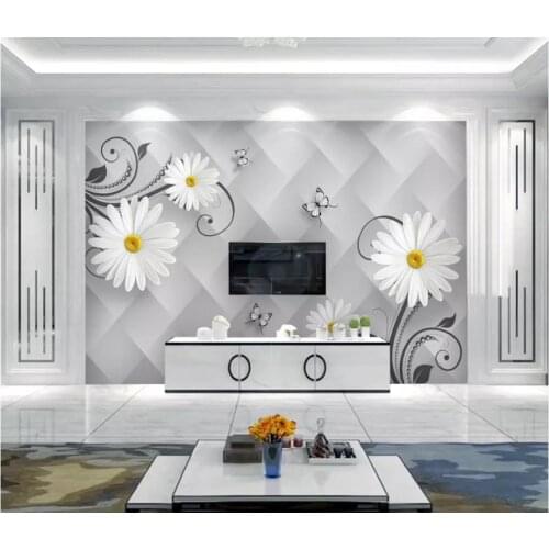 Custom photo wallpaper for walls 3 d murals wallpaper 3 d Flower fashion TV background wall papers home decor