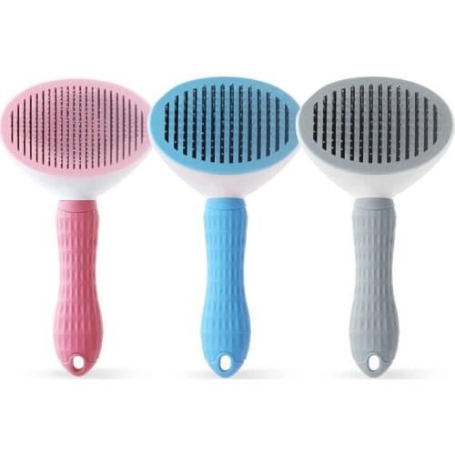 Pet Grooming Comb Dogs Brush Removal Comb Hair Flea Remove Fur Comb for Dogs Cats Grooming Hair Tool Brush Trimmer Pet Supplies