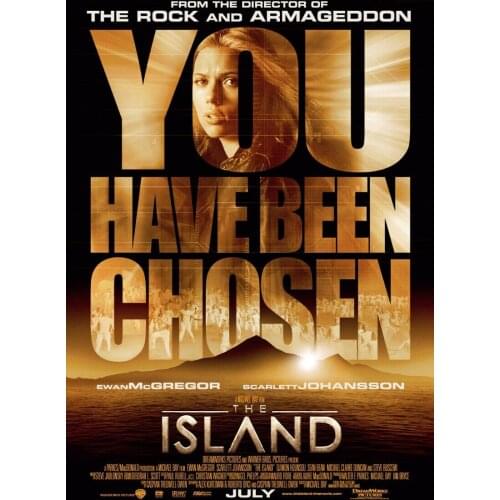 THE ISLAND MOVIE Art Silk Poster Print 24x36inch