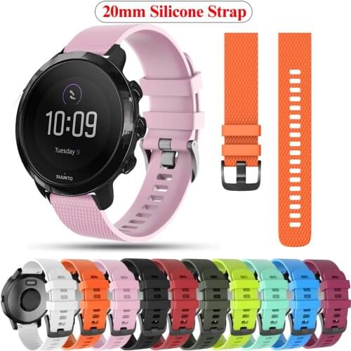 Replacement Watch Band Soft Silicone Breathable Watch Wrist Strap for SUunto 3 Fitness Sports Smart Bracelet Accessories Correa