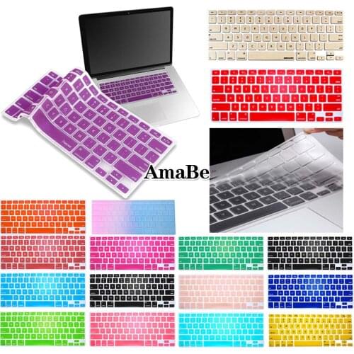 Waterproof Laptop Keyboard Protective Film Silicone Keyboard Skin Cover for Apple Macbook Air 11"(A1370 A1465) Laptop