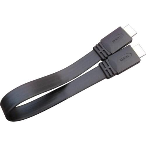 High Speed 0.3m 1.4a HDMI-compatible To HDMI-compatible Flat Cable 1.4V 1080P HD Ethernet 3D For HDTV DVD ER 10.2GB Transfer