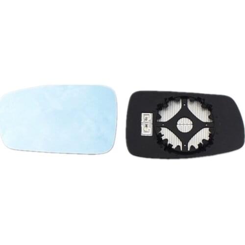 Wide View Rear View Mirror Anti Glare Blue Side Wing Mirror Glass with LED Turn Indicator Heater for Hyundai Sonata YF