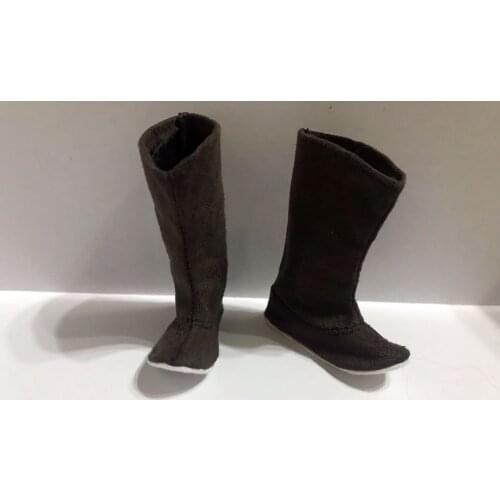 1/6 Scale Black Ancient Boots Cloth Shoes for 12in Action Figure Three Kingdoms Doll Accessories Toys