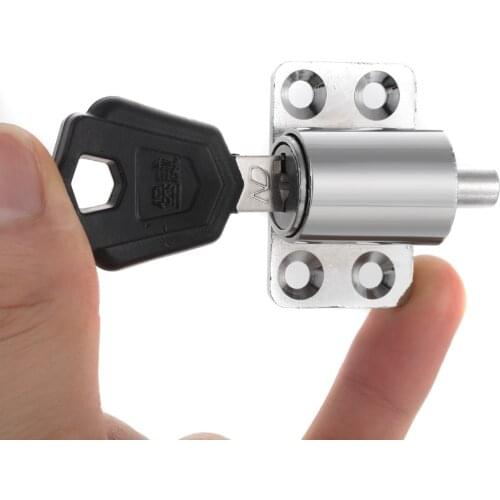 Hot 2Pcs Aluminum Alloy Sliding Window Lock with Key Child safety protection Lock anti-theft Door Lock Push Window 40*25*19mm