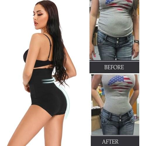 SURE YOU LIKE 2021 New Seamless High Waist Hip Raise Lace Women Shapewear Breathable Body Shaper Tummy Control Abdomen Pants