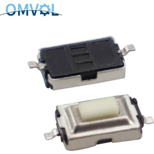 3*6*2.5mm 3*6*2.5H 3x6x2.5mm SMD White Push Button Switch Microswitch Tact Switch