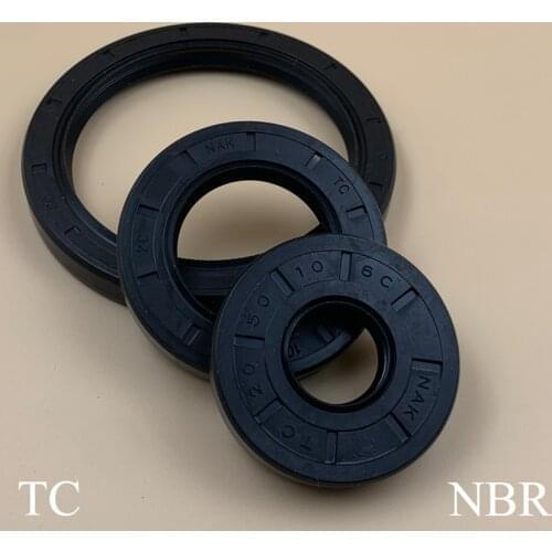 34*54*8/10 34x54x8/10 34*55*9/11 34x55x9/11 Nitrile Rubber NBR Double Lips Spring TC Ring Gasket Radial Shaft Skeleton Oil Seal