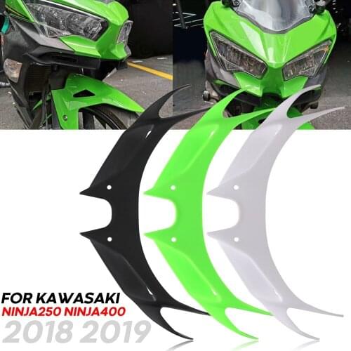 Motorcycle accessories fairing headlight windshield cover panel rectifier board applicable to Kawasaki Ninja 400 250 2018-2019
