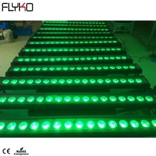 Free shipping 2019 professional stage equipment DMX-512 waterproof 6 in 1 RGB wall wash light