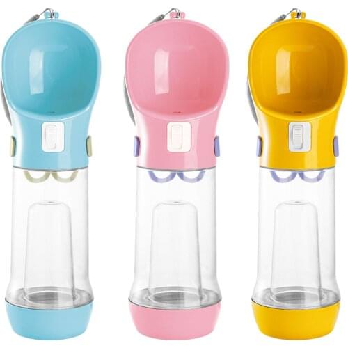 Dog Travel Water Bottle, Pet Drinking Bottle Drink Cup Bowl Drinking Feeder