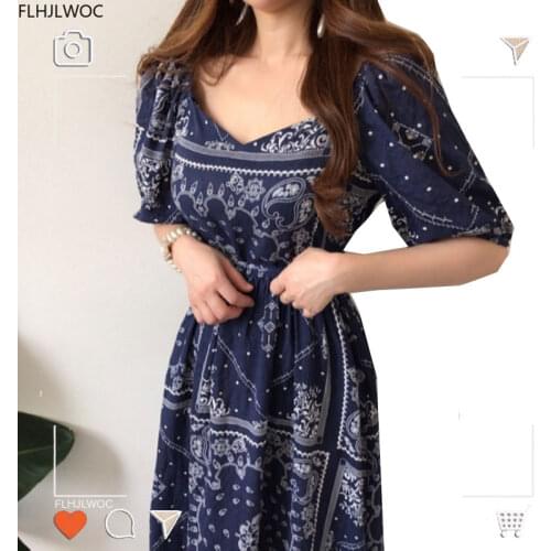 FLHJLWOC Long Sleeve Summer Dresses