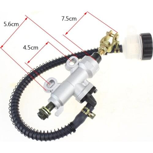 E0185 Motorcycle Rear Brake Hydraulic Master Oil Cylinder For CB400 CBR250 CBR400 CB-1 CBR23 Back Rear Brake Cylinder