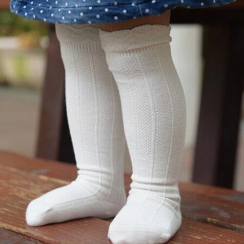 Autumn Baby kid socks for girls Newborn Toddler Knee High Lace Sock Long girls Cute Leg Warmers For Newborns Infantile Fox Socks