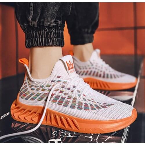 Luxury Punk Men Casual Shoes Lac-up Men Shoes Lightweight Comfortable Breathable Walking Sneakers Tenis masculino Zapatillas