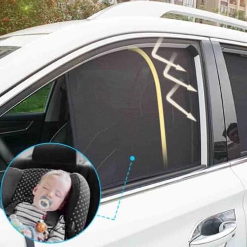 Magnetic Car Window Sun Shade Sunshield Curtain Visors Sunproof Gauze Mesh Protection Cover Accessories For Toyota RAV4 2020