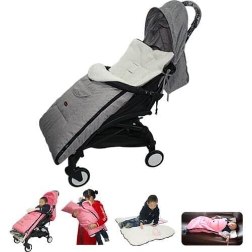 Multifunctional Baby Warm Sleeping Bag Baby Stroller Snow Cover Foot Cover Universal Stroller Accessories Leg Cover Winter