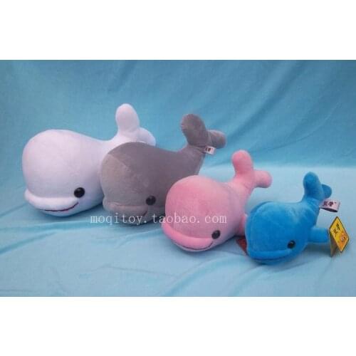 Marine animal big head whale plush toy soft doll, birthday gift b4848