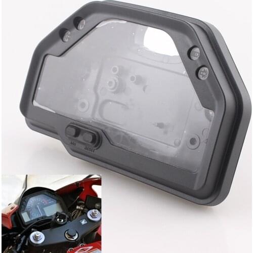 Motorcycle Black Speedometer Instrument Cover Gauge Case Fits for Honda CBR600RR F5 2003 2004 2005 2006
