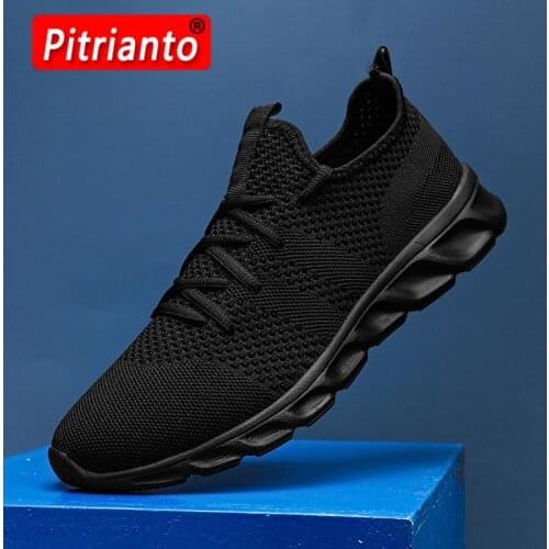 Men Casual Shoes Outdoor Running Shoes Comfortable Breathable Non-slip Wear-resistant Walking Men Sport Shoes Adult Sneakers