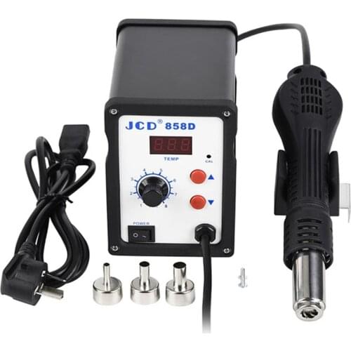 858D New Arrived Soldering Station 220V/110V 700W Hot Air Gun Electric Soldering Iron Kit Quality DIY and SMD Rework Station