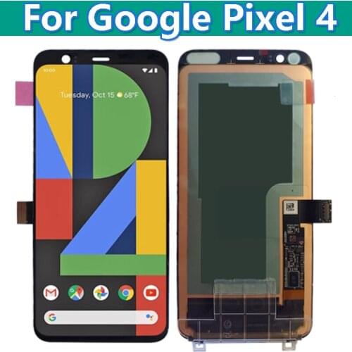 Original 5.7" For Google Pixel 4 G020M G020I GA01191 LCD Display Touch Screen Digitizer Assembly