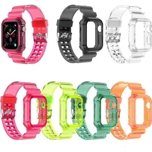 Band For Apple Watch SE 6 5 4 3 2 1 42mm 38mm 40MM 44MM Metal Silicone Watchband Bracelet Strap For iWatch Series Accessories