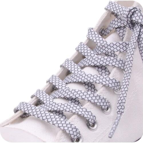 Offical Coolstring Flat Reflective Night Running Shoelaces Runner Sneakers Hollow Safety Laces For Basketball Shoes 350 Boots