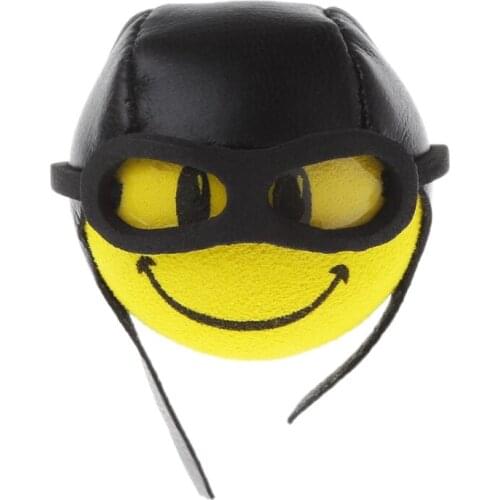 Car Styling Yellow Funny Cartoon Doll Antenna Balls Plush EVA Foam Aerial