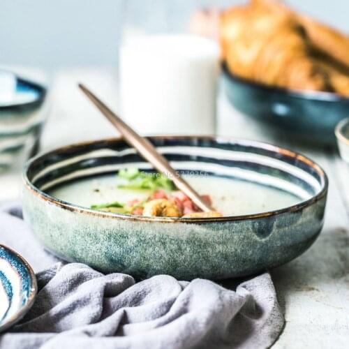 Light Luxury Fashion Ceramic Cutlery Hot Pot Sauce Dish Bowl Japanese Flavor Vinegar Dish Personality Three Feet Striped Bowl