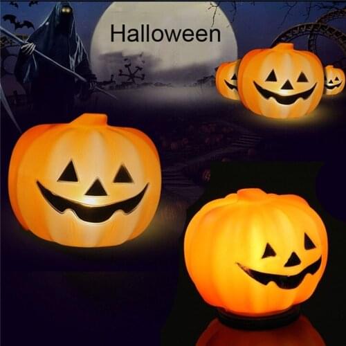 Halloween LED Lights Mini Pumpkin Lamp Lantern Holiday Night Light Halloween Decoration Kids Gifts Home Room Garland Decor