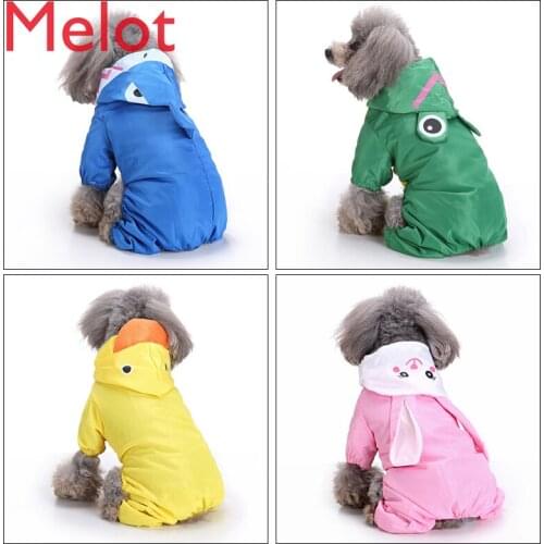 Teddy Bichon Pomeranian VIP Schnauzer Clothes Breathable Double Layer Four-Legged Waterproof Pet Supplies