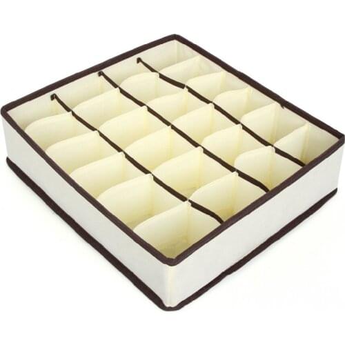 1pcs Folding Closet Organizer Bra Storage Boxes Underwear Clothes Separated Organizer Drawer Divider Home Ties Socks Dormitory