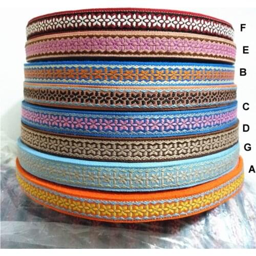 2M/Lot Chinese Style Color Pattern Ribbon Trim Sewing Supplies DIY Handmade Patchwork Ribbon Costume Accessory Decor HB195
